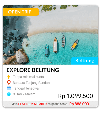 tur belitung 3 hari 2 malam