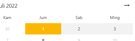 Buat Listing BARU 1 semua rentang
